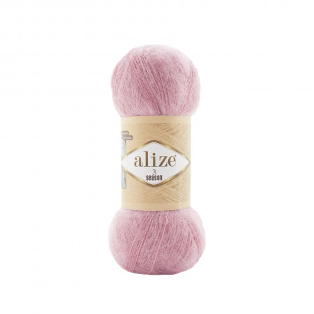 Farbe 161 altrosa  - Alize 3 Season - Wolle-Mohair-Gemisch - 100g