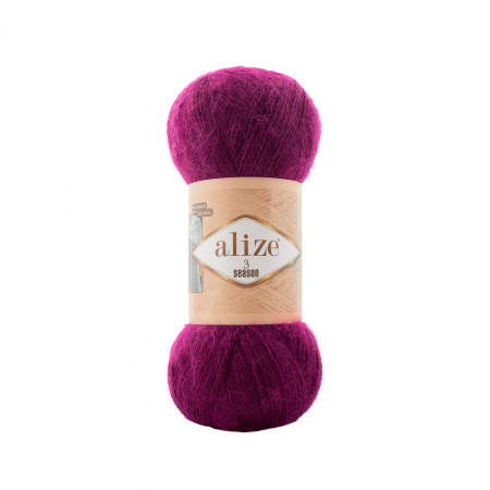 Farbe 209 fuchsia - Alize 3 Season - Wolle-Mohair-Gemisch - 100g