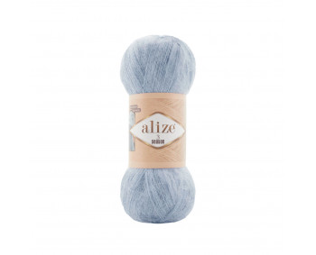 Farbe 21 grau - Alize 3 Season - Wolle-Mohair-Gemisch - 100g