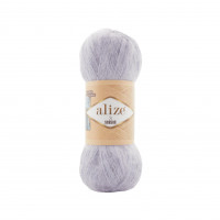 Farbe 224 silber - Alize 3 Season - Wolle-Mohair-Gemisch - 100g