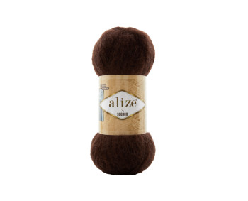 Farbe 26 dunkelbraun - Alize 3 Season - Wolle-Mohair-Gemisch - 100g