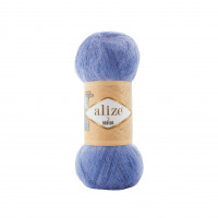 Farbe 40 blau - Alize 3 Season - Wolle-Mohair-Gemisch - 100g