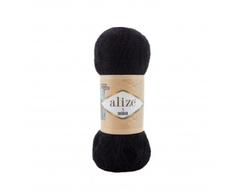 Farbe 60 schwarz - Alize 3 Season - Wolle-Mohair-Gemisch - 100g