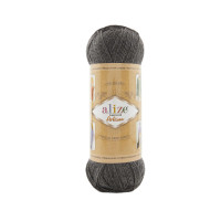 Farbe 182 grau meliert - Alize Superwash Artisan Sockenwolle 100g