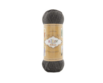 Farbe 182 grau meliert - Alize Superwash Artisan Sockenwolle 100g