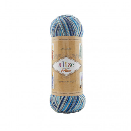 Farbe 9016 - Alize Superwash Artisan Sockenwolle 100g