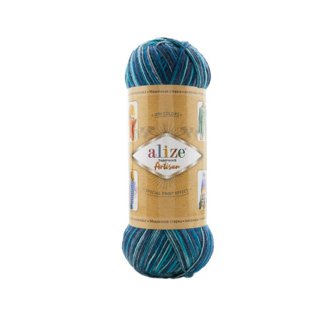 Farbe 9017 - Alize Superwash Artisan Sockenwolle 100g