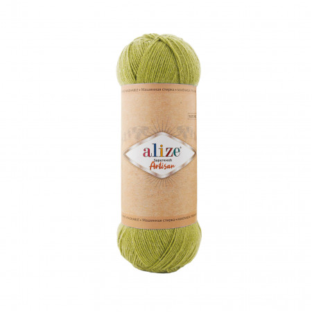 Farbe 11 pistazie - Alize Superwash Artisan Sockenwolle 100g