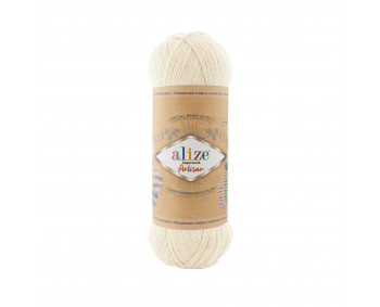 Farbe 01 cream - Alize Superwash Artisan Sockenwolle 100g