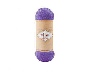 Farbe 44 lila - Alize Superwash Artisan Sockenwolle 100g