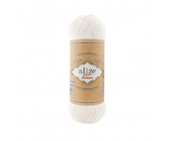 Farbe 55 weiss - Alize Superwash Artisan Sockenwolle 100g