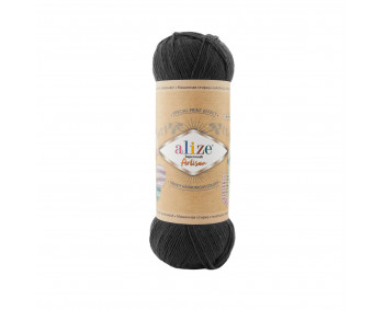 Farbe 60 schwarz - Alize Superwash Artisan Sockenwolle 100g