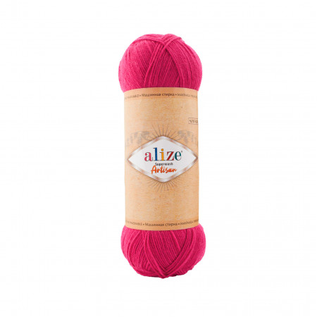 Farbe 798 fuchsia - Alize Superwash Artisan Sockenwolle 100g