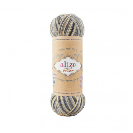 Farbe 9005 - Alize Superwash Artisan Sockenwolle 100g