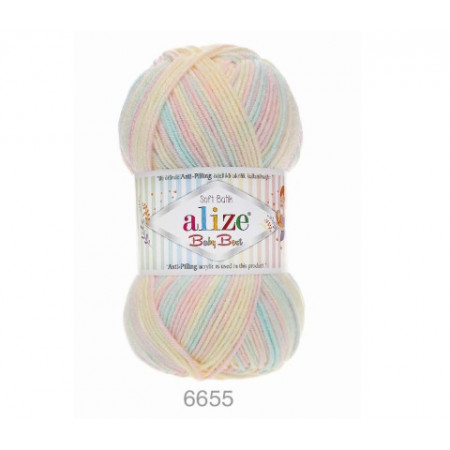 Farbe 6655 - Alize Baby Best Batik 100g