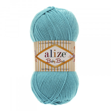 Alize Baby Best  - 100g - Farbe 287 türkis