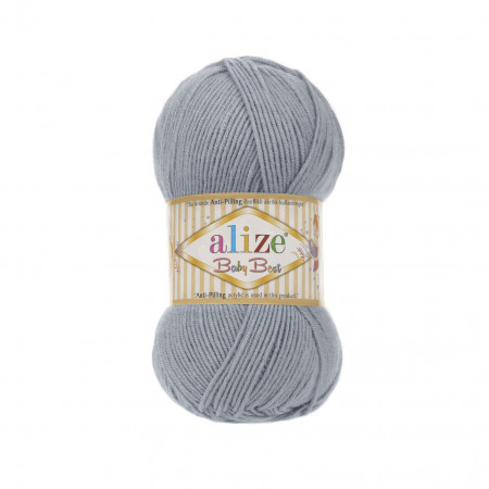 Alize Baby Best  - 100g - Farbe 119 grau