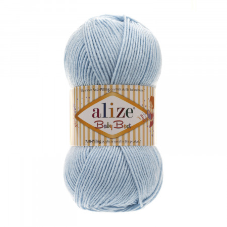 Alize Baby Best  - 100g - Farbe 40 hellblau