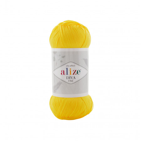 Farbe 110 gelb - ALIZE Diva Fine Microfaser 100g