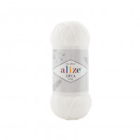 Farbe 55 weiss - ALIZE Diva Fine Microfaser 100g