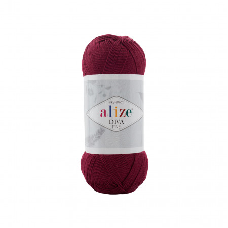 Farbe 57 bordo - ALIZE Diva Fine Microfaser 100g