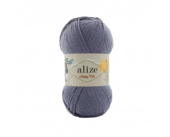 Farbe 236 dunkelgrau - ALIZE Happy Kids 100g