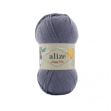 Farbe 236 dunkelgrau - ALIZE Happy Kids 100g