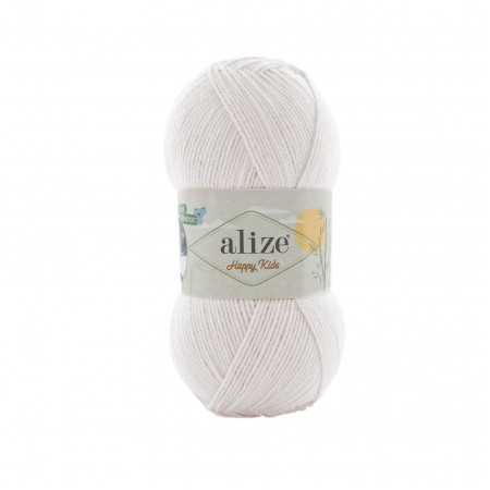Farbe 55 weiss - ALIZE Happy Kids 100g