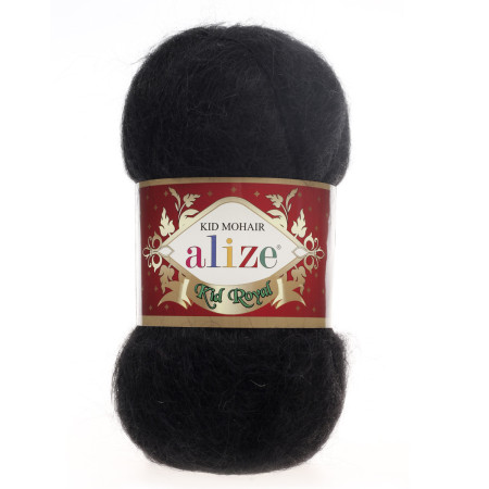 Farbe 60 schwarz - ALIZE Kid Royal 50g