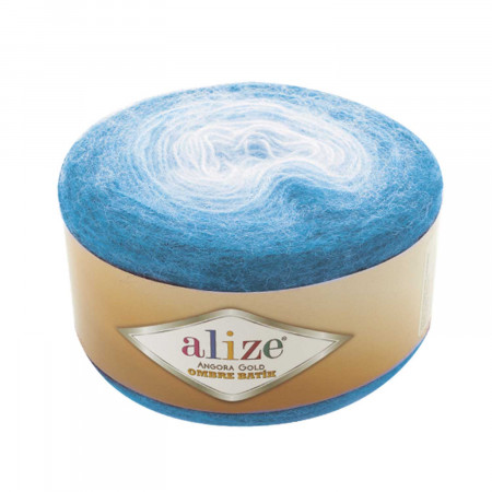 Farbe 7245 türkistöne - Alize Angora Gold Ombre Batik 150g