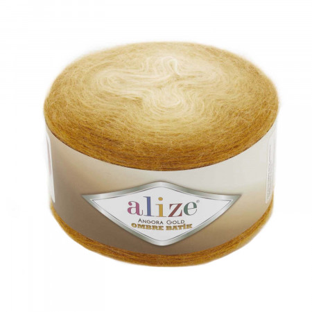 Farbe 7358 ockertöne - Alize Angora Gold Ombre Batik 150g