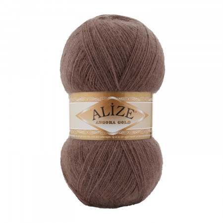 Farbe 493 dunkelbraun- Alize Angora Gold Uni 100g