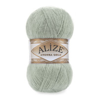 Farbe 515 mandelgrün - Alize Angora Gold Uni 100g