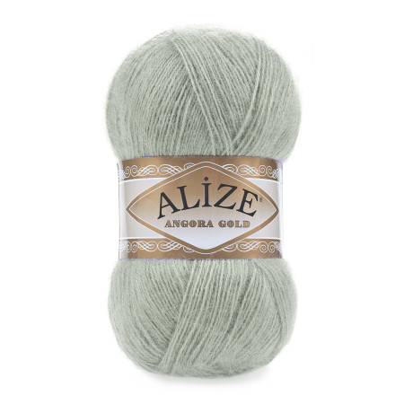 Farbe 515 mandelgrün - Alize Angora Gold Uni 100g