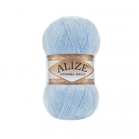 Farbe 953 hellblau- Alize Angora Gold Uni 100g