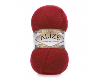 Farbe 106 rot - Alize Angora Gold Uni 100g