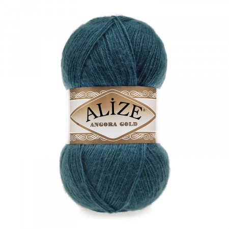 Farbe 17 petrol - Alize Angora Gold Uni 100g