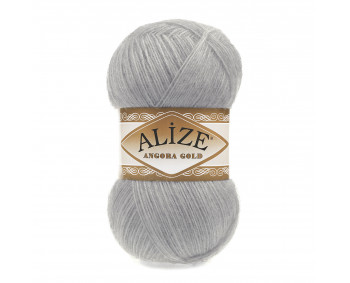 Farbe 21 grau - Alize Angora Gold Uni 100g