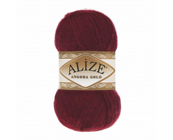 Farbe 57 weinrot - Alize Angora Gold Uni 100g