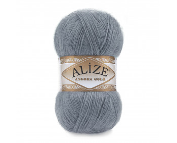 Farbe 87 mittelgrau - Alize Angora Gold Uni 100g