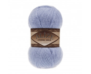 Farbe 40 bleu - Alize Angora Gold Simli 100g