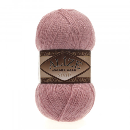 Farbe 144 lachsrosa - Alize Angora Gold Simli 100g