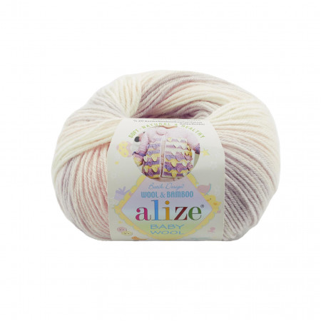 Farbe 6554 - ALIZE Baby Wool Batik 50g *