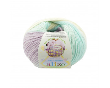 Farbe 6620 - ALIZE Baby Wool Batik 50g