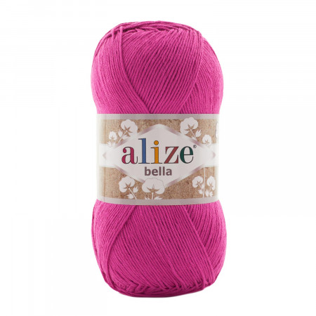 Farbe 822 fuchsia - ALIZE Bella Uni 100g Baumwolle