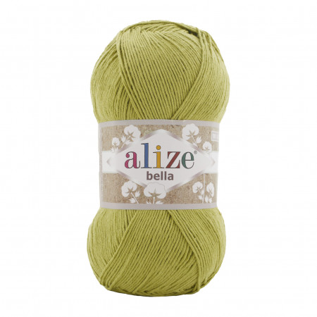 Farbe 165 pistazie - ALIZE Bella Uni 100g Baumwolle