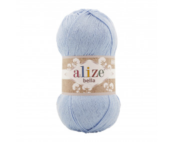 Farbe 40 blau - ALIZE Bella Uni 100g Baumwolle