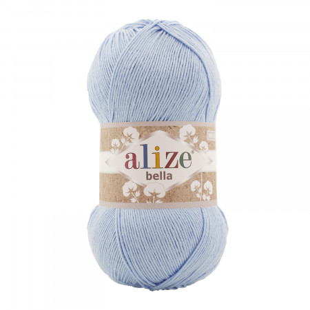 Farbe 40 blau - ALIZE Bella Uni 100g Baumwolle