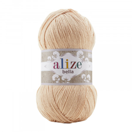 Farbe 417 nude - ALIZE Bella Uni 100g Baumwolle