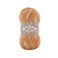 Farbe 8095 - ALIZE Bella Batik 100g Baumwolle